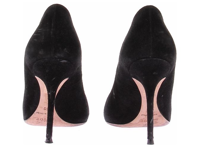 Dior Décolleté in scamosciato neri Nero - vista 7