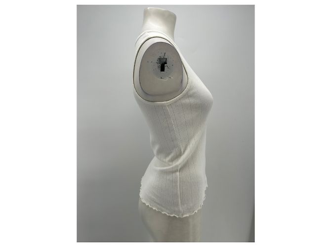 Autre Marque Top de tirantes blanco de algodón SKALL STUDIO XS - vista 4