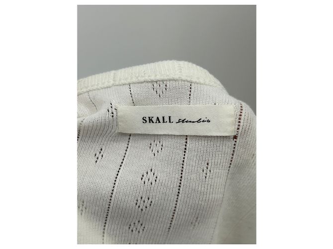 Autre Marque Top de tirantes blanco de algodón SKALL STUDIO XS - vista 5