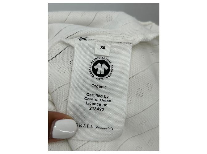 Autre Marque Top de tirantes blanco de algodón SKALL STUDIO XS - vista 6