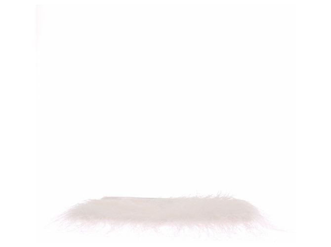 Autre Marque Clutch blanca efecto pelo Blanco - vista 3