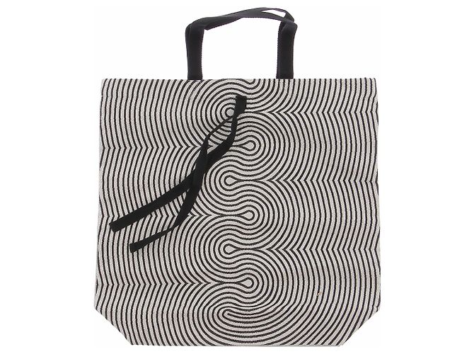 Fendi Tote Bag Grau Stoff - Ansicht 2