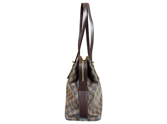 Borsa Tote Louis Vuitton Chelsea Damier Marrone Multicolore Damier ebene - vista 4
