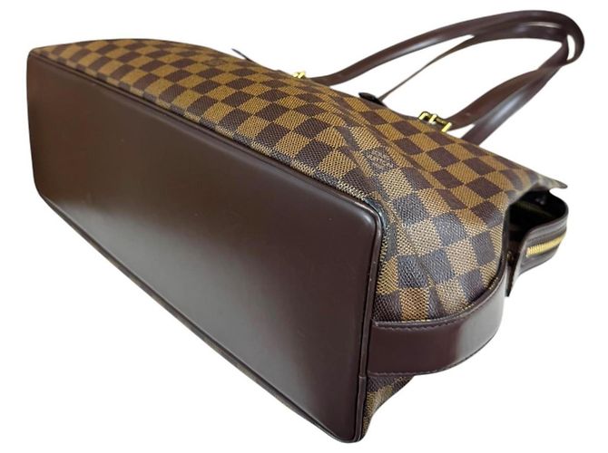 Borsa Tote Louis Vuitton Chelsea Damier Marrone Multicolore Damier ebene - vista 6