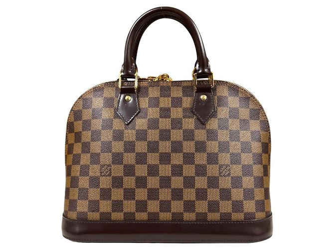Borsa Louis Vuitton Alma PM Damier Marrone Multicolore Damier ebene - vista 3