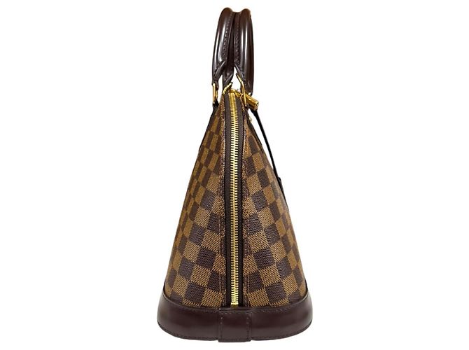 Borsa Louis Vuitton Alma PM Damier Marrone Multicolore Damier ebene - vista 4