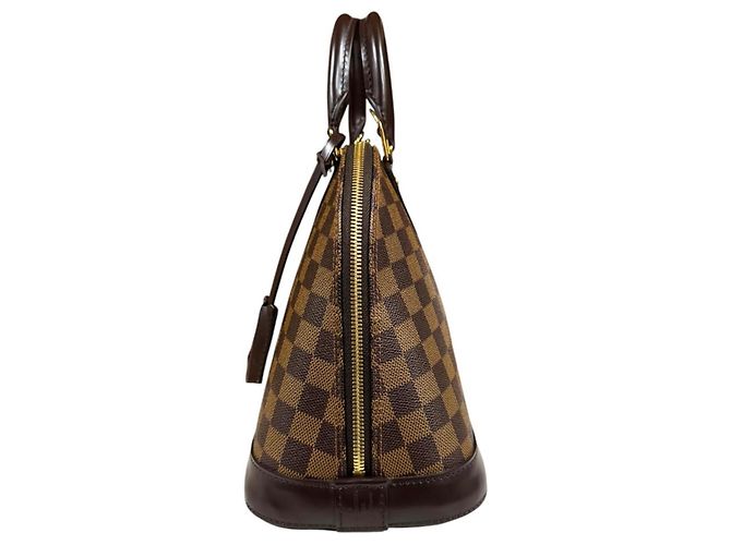 Borsa Louis Vuitton Alma PM Damier Marrone Multicolore Damier ebene - vista 5