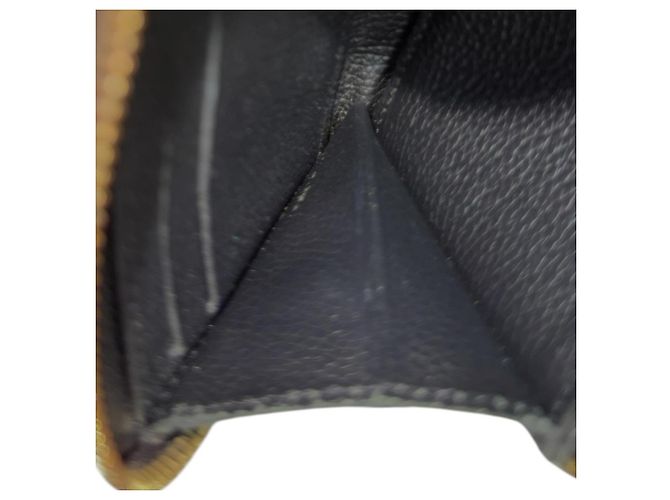Cartera larga Louis Vuitton Portefeuille Clemence Monogram Empreinte Negro Multicolor - vista 12