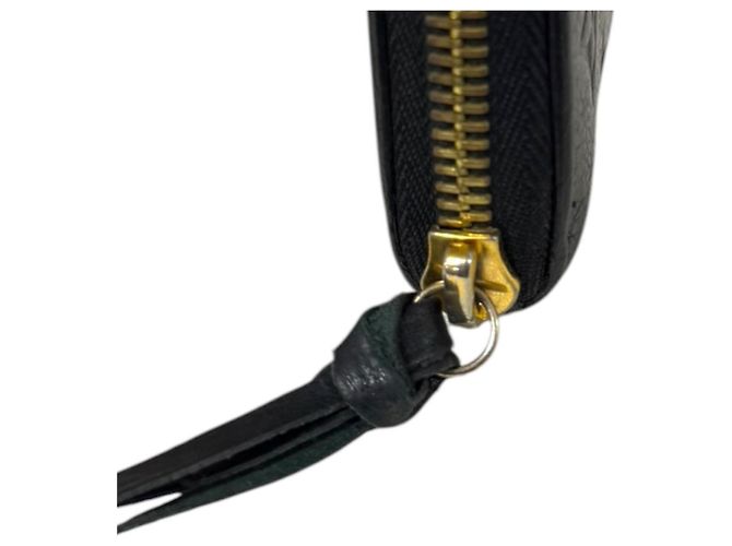 Cartera larga Louis Vuitton Portefeuille Clemence Monogram Empreinte Negro Multicolor - vista 17