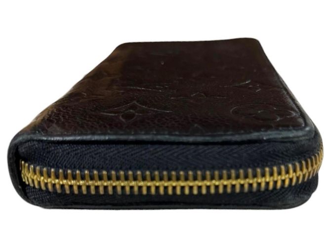 Cartera larga Louis Vuitton Portefeuille Clemence Monogram Empreinte Negro Multicolor - vista 4
