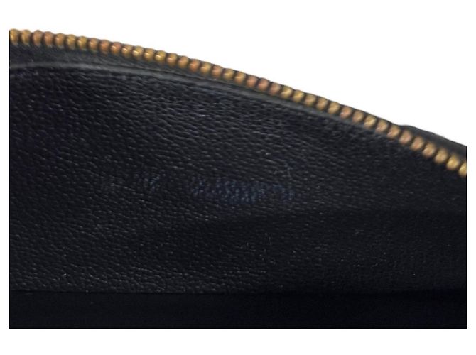 Cartera larga Louis Vuitton Portefeuille Clemence Monogram Empreinte Negro Multicolor - vista 8