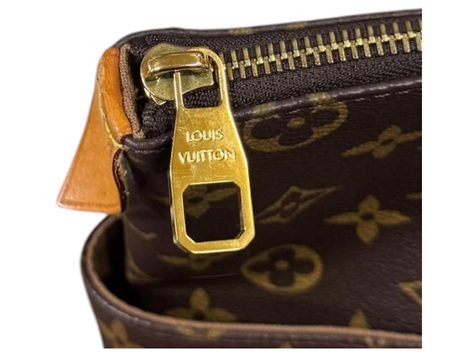 Borsa Tote Louis Vuitton Totally MM Monogram Marrone Multicolore Monogramma - vista 11