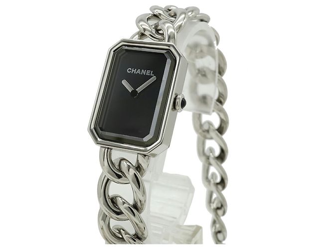 Orologio Chanel Premiere Double Chain Quadrante Nero da Donna al Quarzo - vista 3