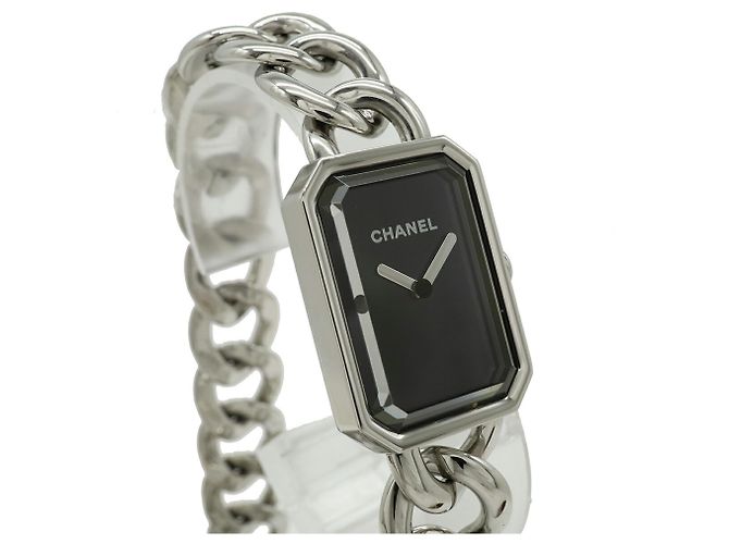 Orologio Chanel Premiere Double Chain Quadrante Nero da Donna al Quarzo - vista 4