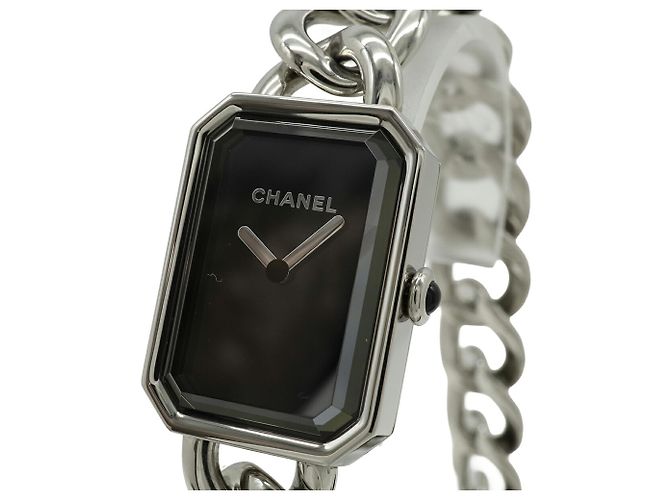 Orologio Chanel Premiere Double Chain Quadrante Nero da Donna al Quarzo - vista 5