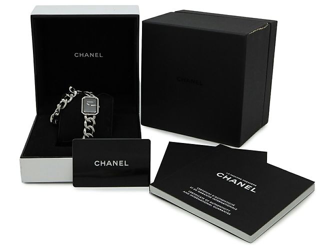 Orologio Chanel Premiere Double Chain Quadrante Nero da Donna al Quarzo - vista 9