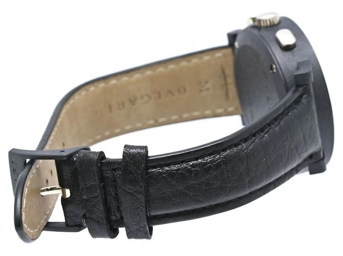 Bulgari Relógio de pulso cronógrafo em carbono e couro Bvlgari - vista 5