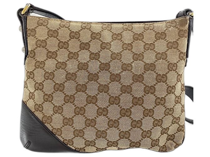 Borsa a Spalla Gucci Horsebit Beige - vista 3