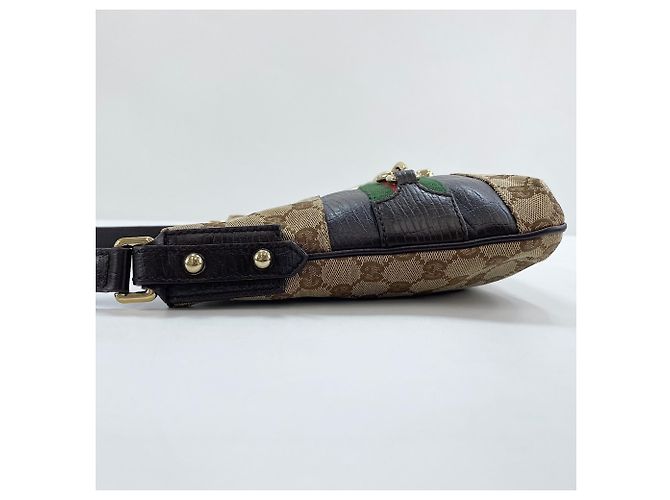 Borsa a Spalla Gucci Horsebit Beige - vista 6
