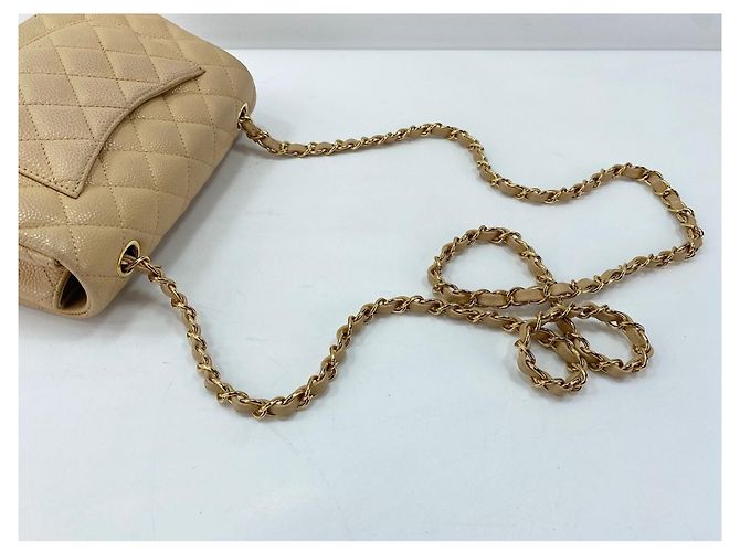 Borsa a Spalla Chanel Mini Matelassé, Beige - vista 10