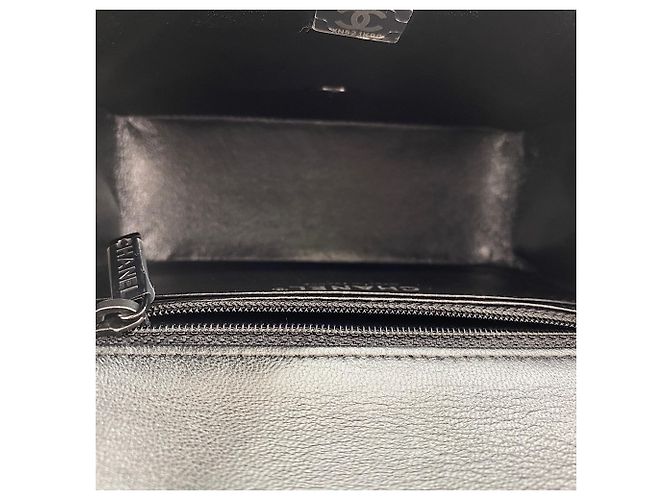 Borsa a Spalla Chanel Mini Matelassé Nero - vista 12