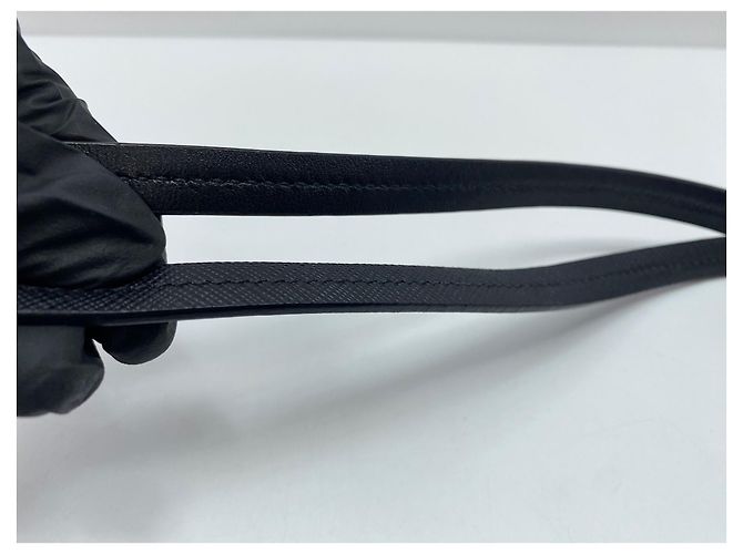 Borsa Tote in Nylon Nero Prada - vista 11