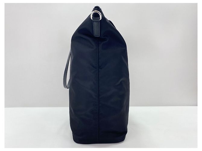 Borsa Tote in Nylon Nero Prada - vista 4