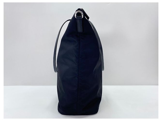 Borsa Tote in Nylon Nero Prada - vista 5