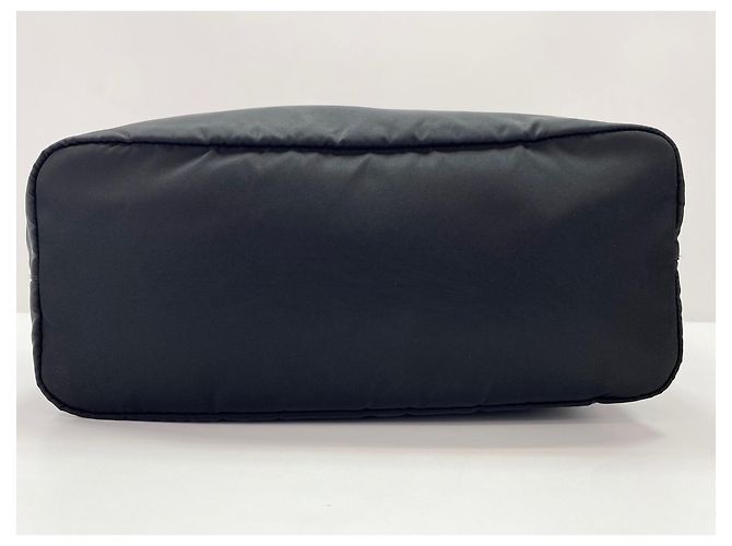 Borsa Tote in Nylon Nero Prada - vista 6