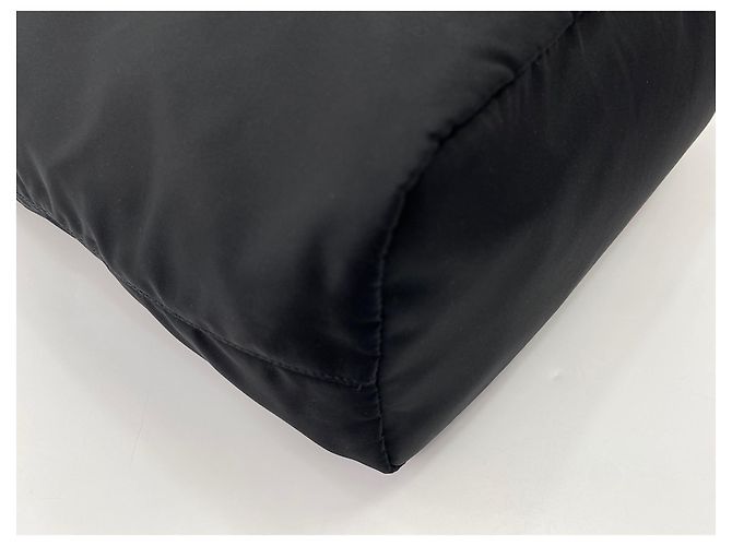 Borsa Tote in Nylon Nero Prada - vista 7