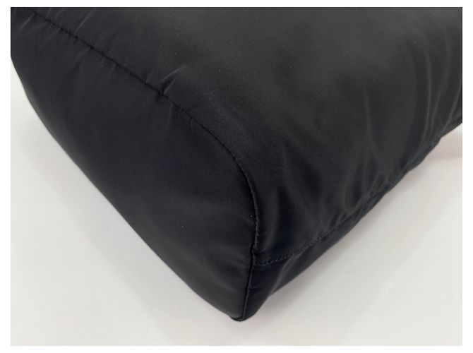 Borsa Tote in Nylon Nero Prada - vista 8