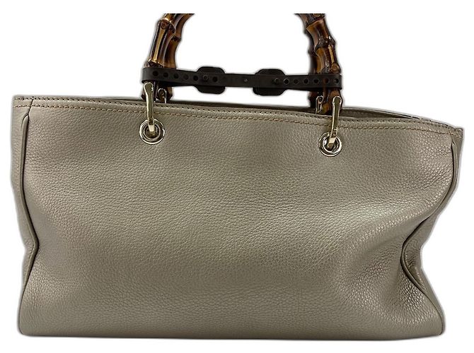 Borsa Gucci Bamboo oro D'oro - vista 3