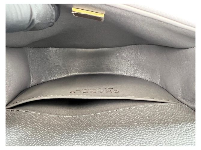 Borsa a tracolla Chanel Boy in grigio Marrone - vista 11
