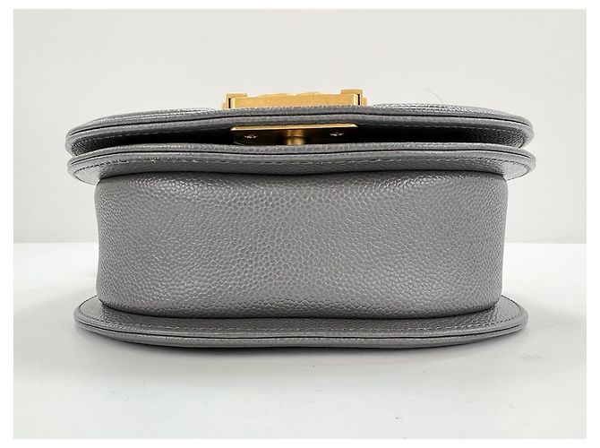 Borsa a tracolla Chanel Boy in grigio Marrone - vista 6
