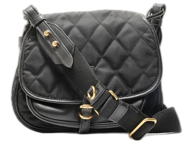 Borsa a Spalla Prada Corsaire Nero - vista 2