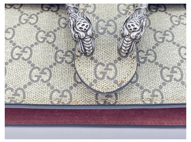 Borsa a tracolla Gucci GG Blooms Dionysus Beige - vista 9