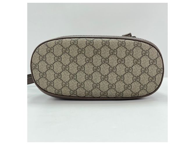 Borsa a tracolla mini bucket Ophidia GG Gucci Marrone - vista 5