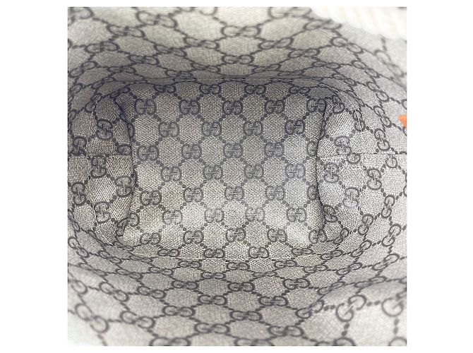 Borsa a tracolla Gucci Lido Collection Logo Print Beige - vista 9