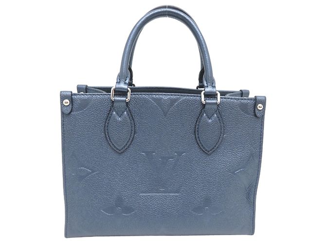 Borsa Louis Vuitton OnTheGo PM Blu - vista 2