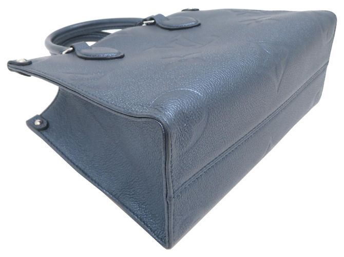 Borsa Louis Vuitton OnTheGo PM Blu - vista 3