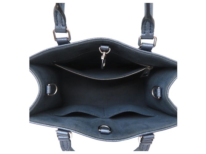 Borsa Louis Vuitton OnTheGo PM Blu - vista 6
