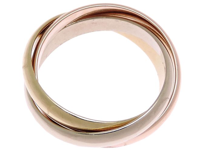 Cartier Trinity Ring in Dreifarben Silber Pink Golden - Ansicht 2