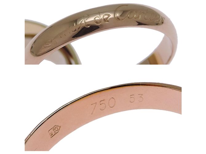 Cartier Trinity Ring in Dreifarben Silber Pink Golden - Ansicht 5