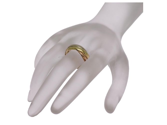 Cartier Trinity Ring in Dreifarben Silber Pink Golden - Ansicht 7