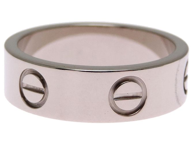 Anello Love Band di Cartier in oro bianco 18K - vista 4