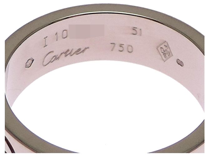 Anello Love Band di Cartier in oro bianco 18K - vista 5