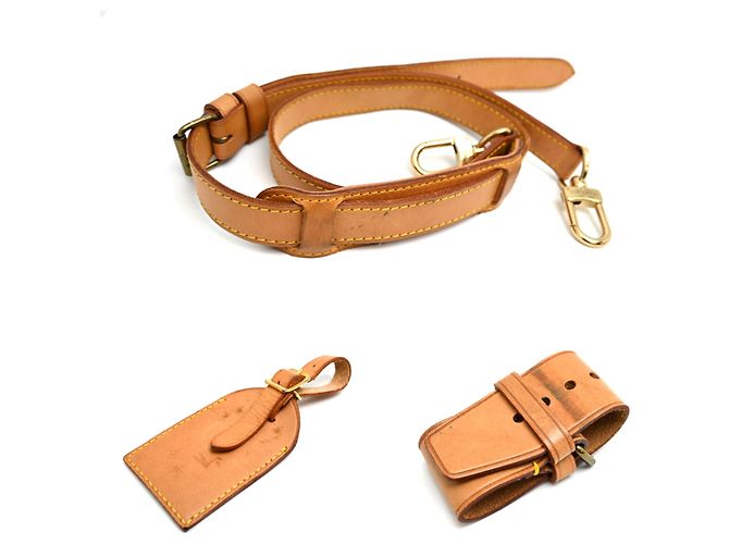 Louis Vuitton Keepall Bandoulière 55 Borsa Boston Marrone - vista 10