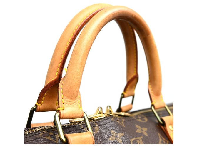 Louis Vuitton Keepall Bandoulière 55 Borsa Boston Marrone - vista 5