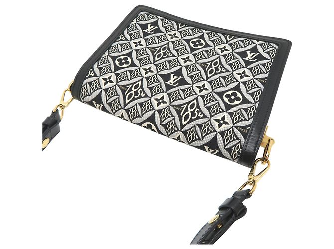 Borsa a tracolla da donna Louis Vuitton SINCE1854 Dauphine MM Nero - vista 4