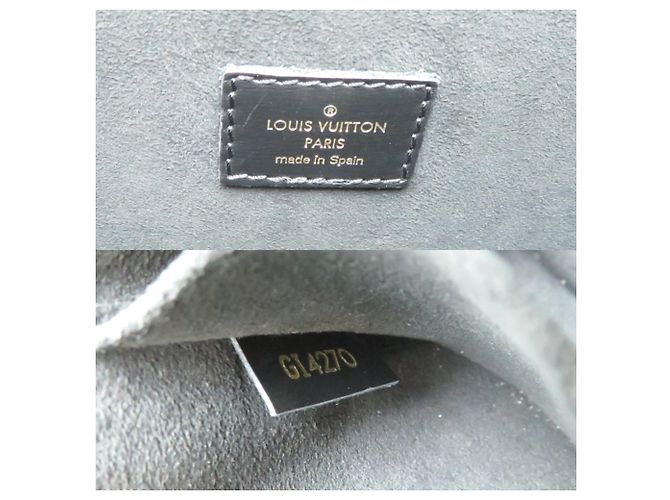 Borsa a tracolla da donna Louis Vuitton SINCE1854 Dauphine MM Nero - vista 6